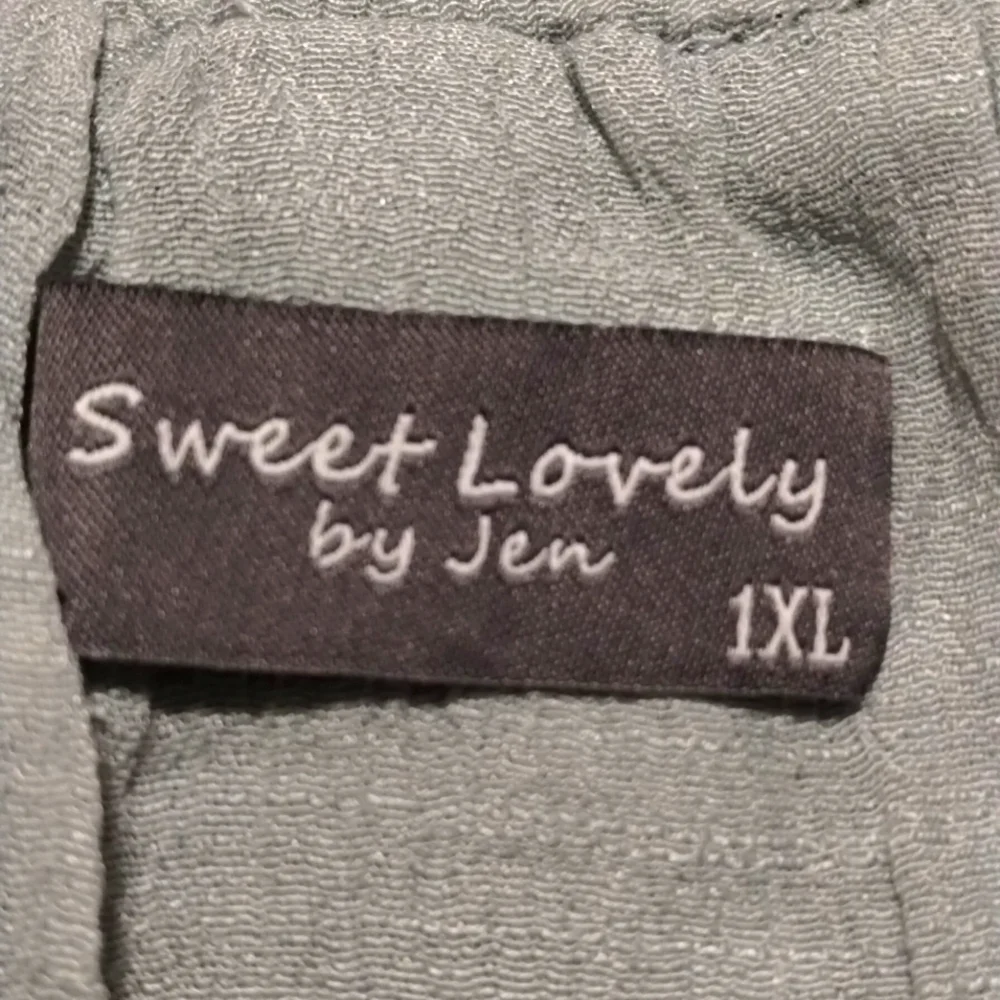 NWOT Sweet Lovely by Jen blush blue maxi dress Sx 1XL gorgeous! Feels like linen